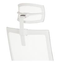 Naslon Za Glavo Aspen, Bela - bela, Basics, umetna masa/tekstil (29/33/10cm) - MID.YOU