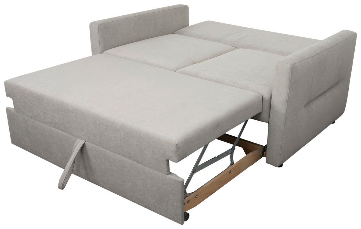 Sofa Gloria - svijetlo siva/crna, Moderno, tekstil/plastika (152/94/102cm) - Modern Living