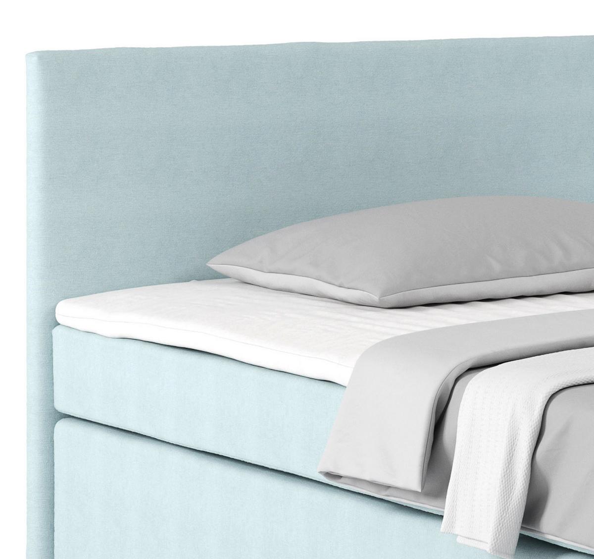 Boxspring Krevet Nero - boje mente/boje kroma, Konvencionalno, tekstil/metal (140/200cm) - Best Price