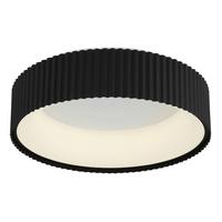 Plafonieră Led Kemp - alb/negru, Basics, plastic/metal (46/13cm) - Globo
