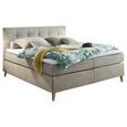 Boxspringbett in Sandfarbe ca. 180x200 cm inkl. Topper - Sandfarben/Kieferfarben, KONVENTIONELL, Holz/Holzwerkstoff (180/200cm) - Livetastic Boxspringbett in Sandfarbe ca. 180x200 cm inkl. Topper - Sandfarben/Kieferfarben, KONVENTIONELL, Holz/Holzwerkstoff (180/200cm) - Livetastic