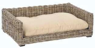 Hundesofa in Natur 'Bonny' ca. 48x60x30 cm - Naturfarben, Basics, Naturmaterialien/Holz (48/60/30cm)