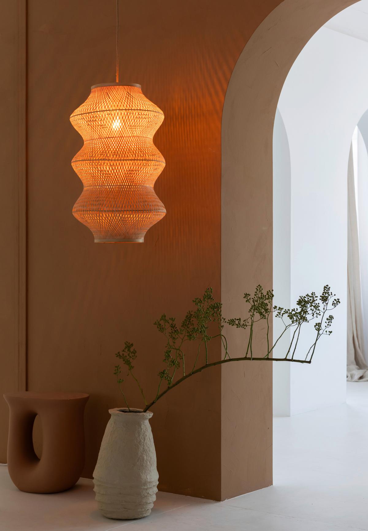 Viseča Svetilka Barbados, Bambus - naravne barve, Basics, naravni materiali (40/67cm) - Good & Mojo