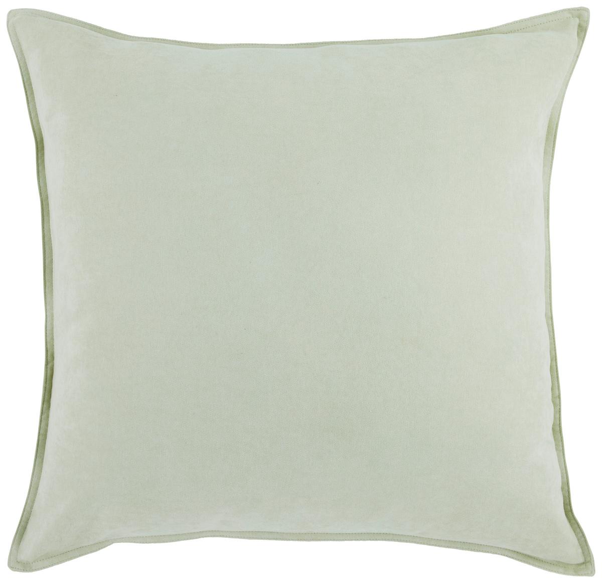 Díszpárna Nathi 60/60 - zsályazöld, Konventionell, textil (60/60cm) - Mömax