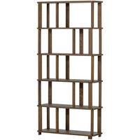 Regal Riss Naturfarben B: 90 cm - Naturfarben, Design, Holz (90/186/30cm) - Livetastic