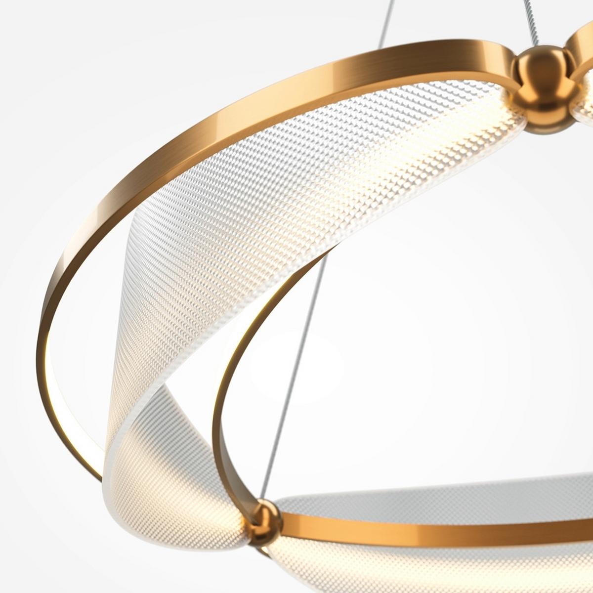 PENDELLEUCHTE BREEZE - Messingfarben, Modern, Metall (60/58cm) - MAYTONI