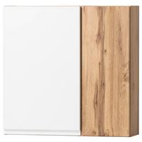 Hängeschrank Varese ca. 65x64 cm Weiß/Eiche - Eiche Wotan/Weiß, MODERN, Holzwerkstoff (65/64/20cm) - Held