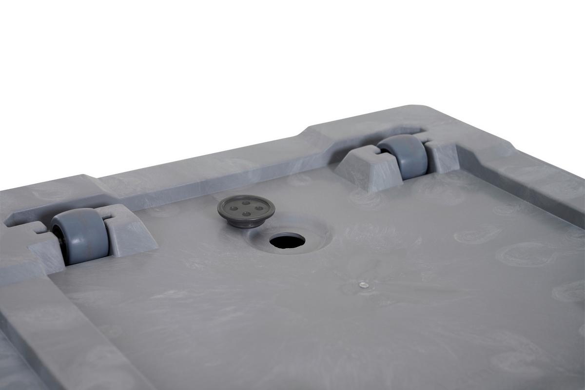 Blumenkasten Grau - Grau, Basics, Kunststoff (80/40/40cm) - Siena Garden