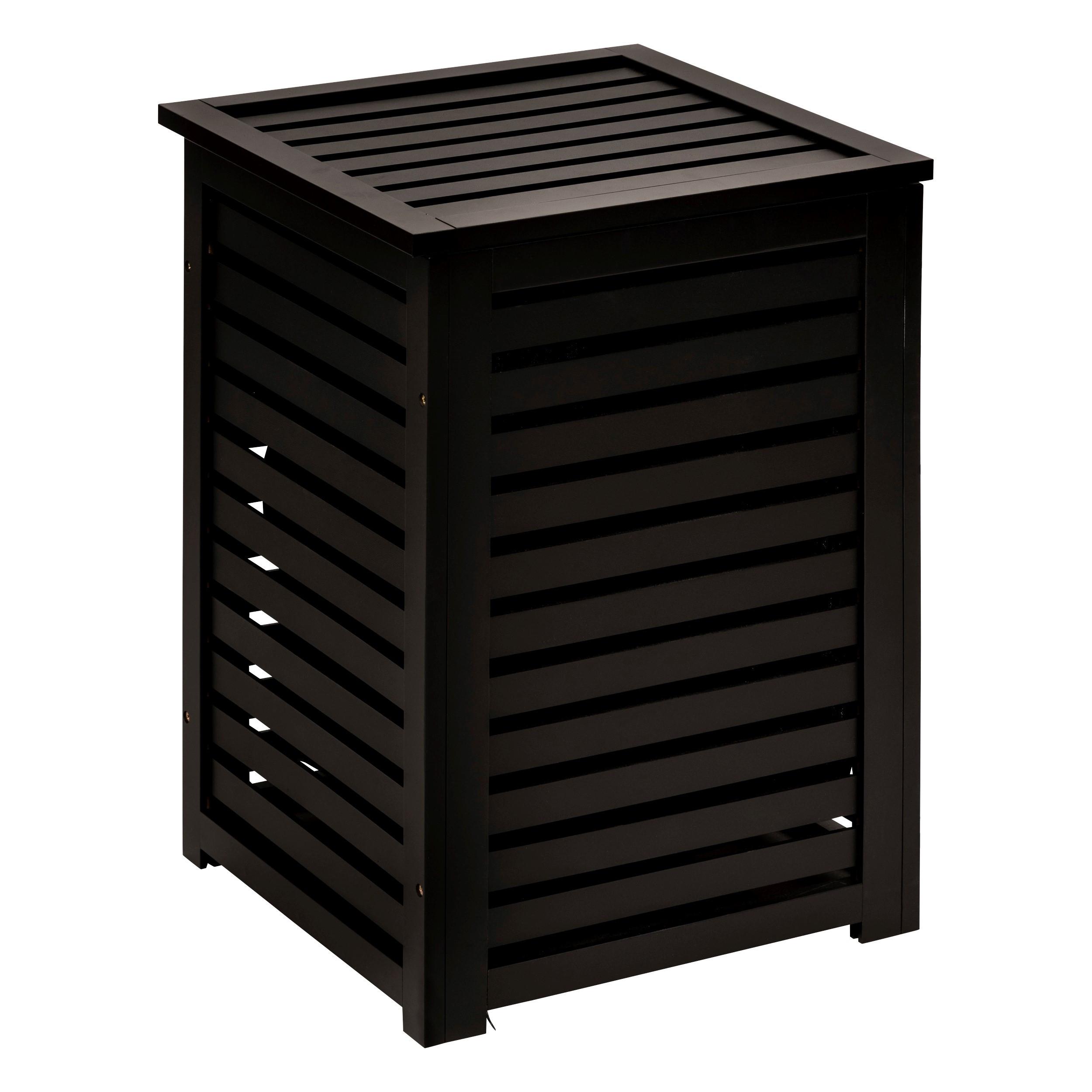 Coș de rufe Black Wood cca. 65l - Basics (40/40/58cm)