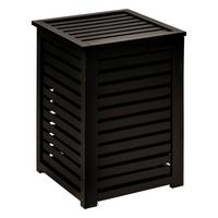 Coș de rufe Black Wood cca. 65l - Basics (40/40/58cm)
