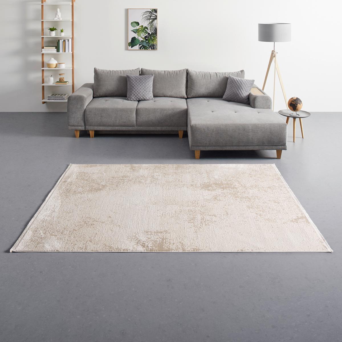 Webteppich Sophia Creme ca. 200x290xm - Creme, KONVENTIONELL, Textil (200/290cm) - Premium Living