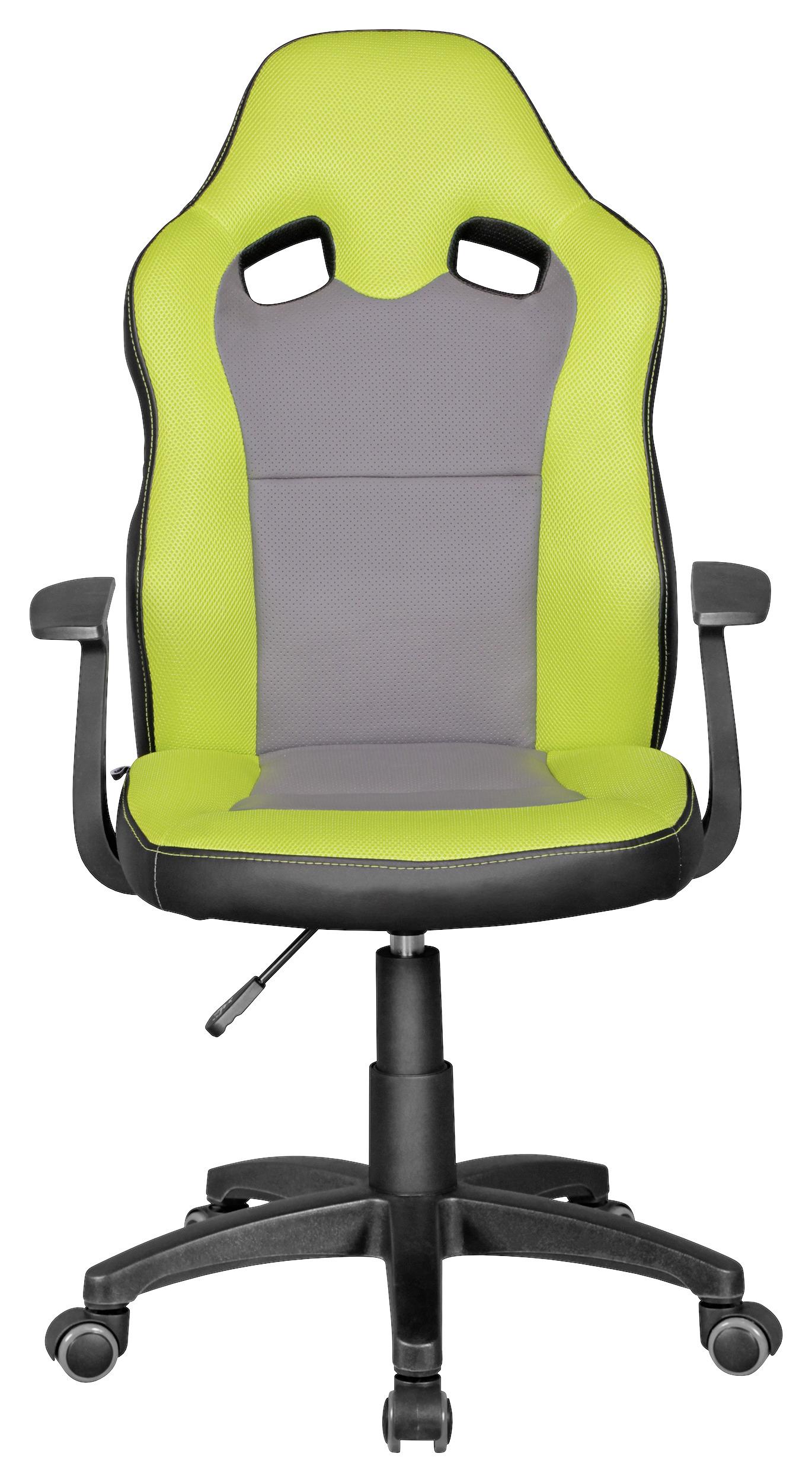 Mladinski Vrtljivi Stol Speedy - siva/črna, Moderno, umetna masa/tekstil (60/102/60cm) - MID.YOU