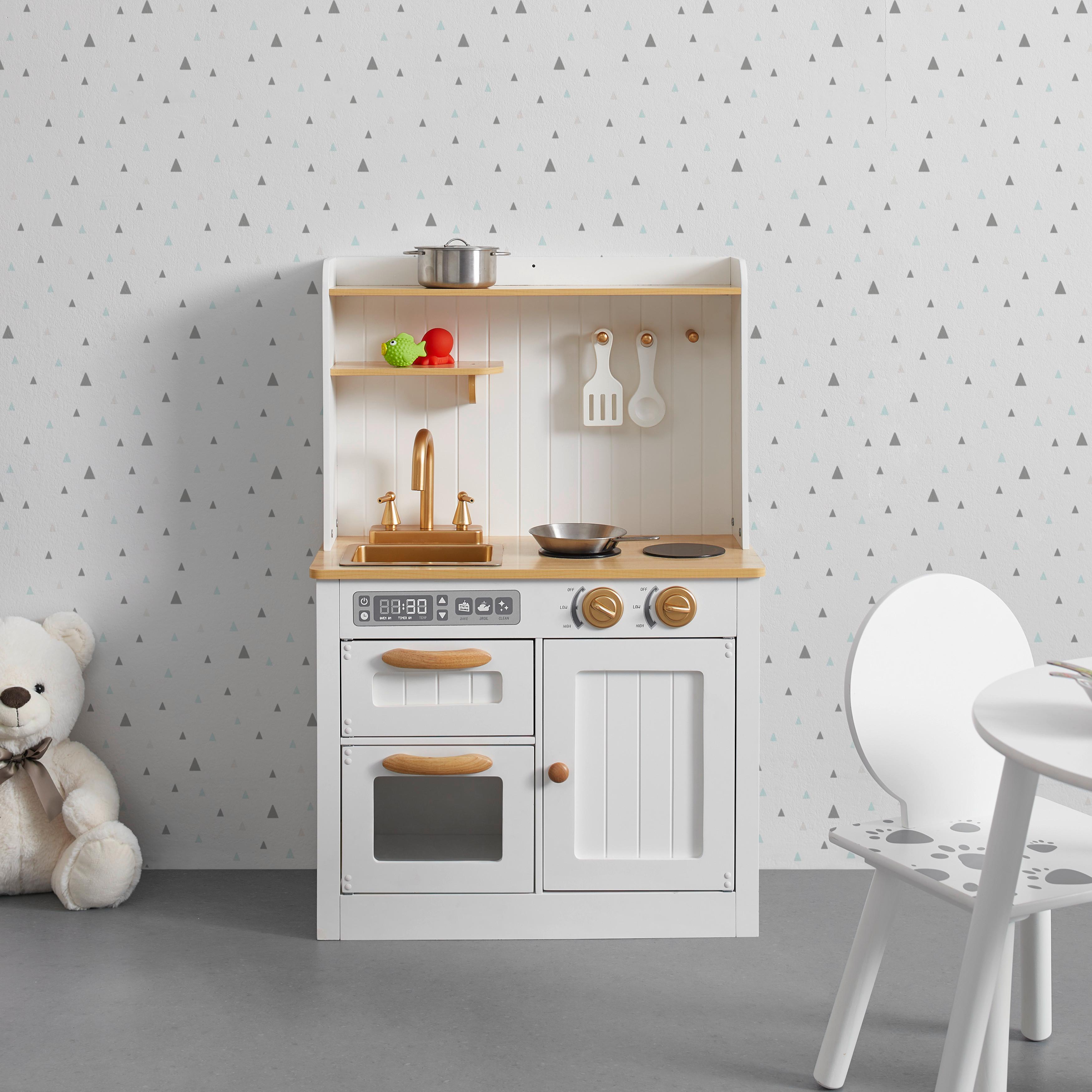 Kinderküche Ann in Weiß - Weiß, MODERN (60/89,2/31,2cm) - Bessagi Kids