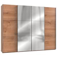 Ormar S Kliznim Vratima Level 36 A - boje hrasta/boje kroma, Moderno, drvni materijal/metal (300/236/65cm) - Modern Living