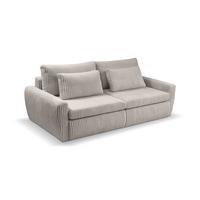 Canapea extensibila MEVI - gri-maro, Modern (240/72-90/120cm) - Premium Living