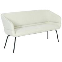 Klop Serena, Bež - črna/bež, Konvencionalno, kovina/tekstil (160/87/62cm)