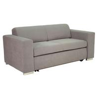 Kanapéágy Lena - világosszürke, Konventionell, faalapú anyag/textil (190/81/97,5cm) - Mömax