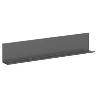 Regalelement Regbel-LED Schwarz ca. 225cm - Schwarz, Basics, Metall (225/12/20cm) - Visiona