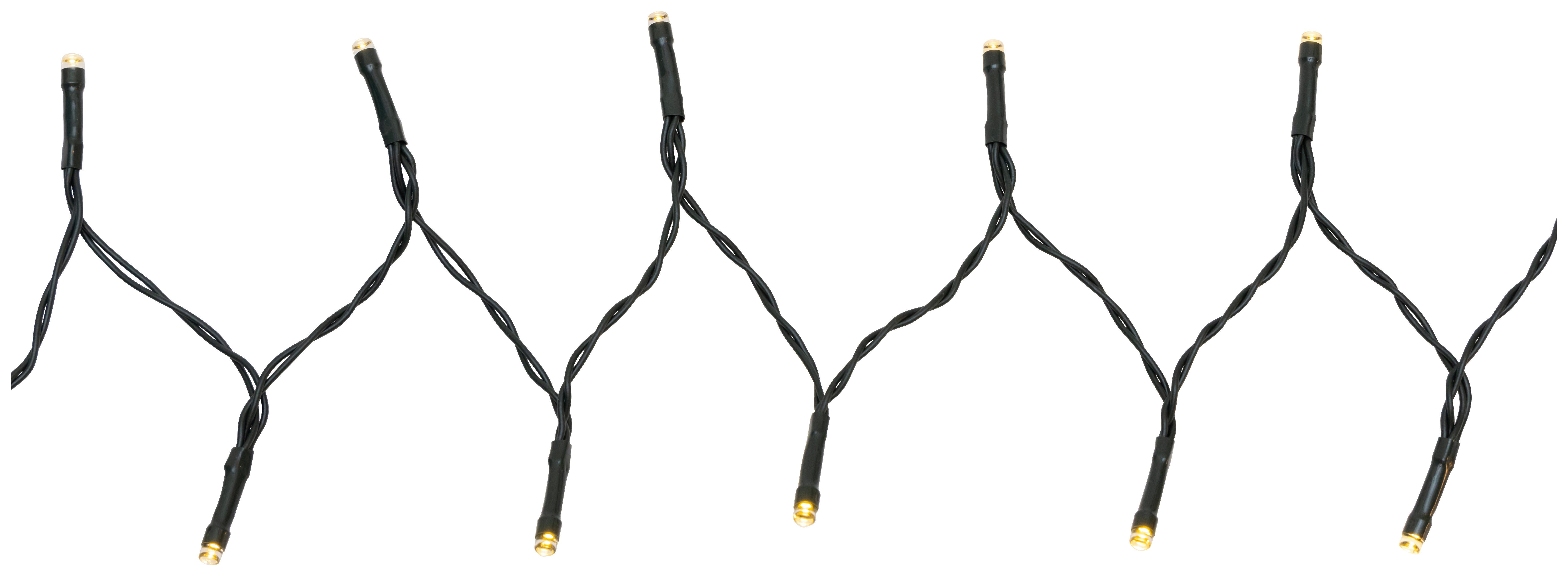 Lichterkette Zim Dunkelgrün max. 1 Watt - Dunkelgrün, Romantik / Landhaus, Kunststoff (712,5cm) - Mömax