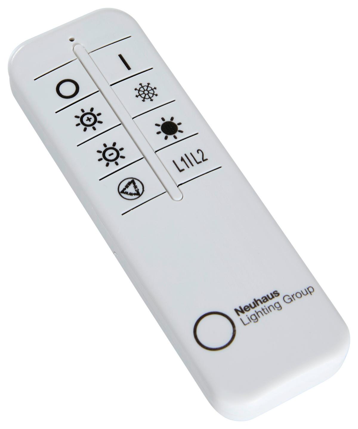 LAMPA SUFITOWA LED 6232-55 PAAN - kolor stalowy, Design, tworzywo sztuczne/metal (82/50/14cm) - Paul Neuhaus