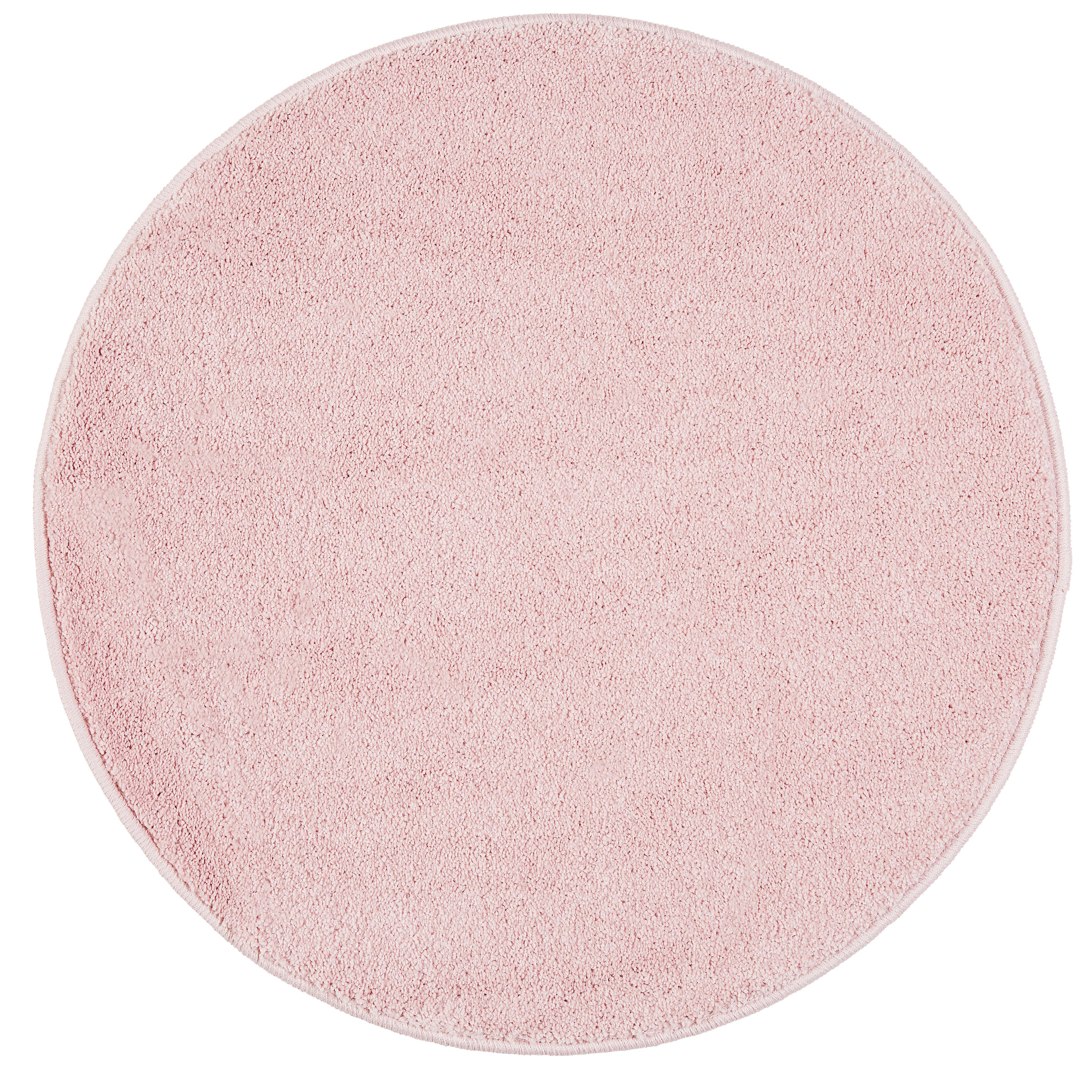 Tuftteppich Justin in Pink ca. 80x80cm - Pink, MODERN, Textil (80cm) - Modern Living