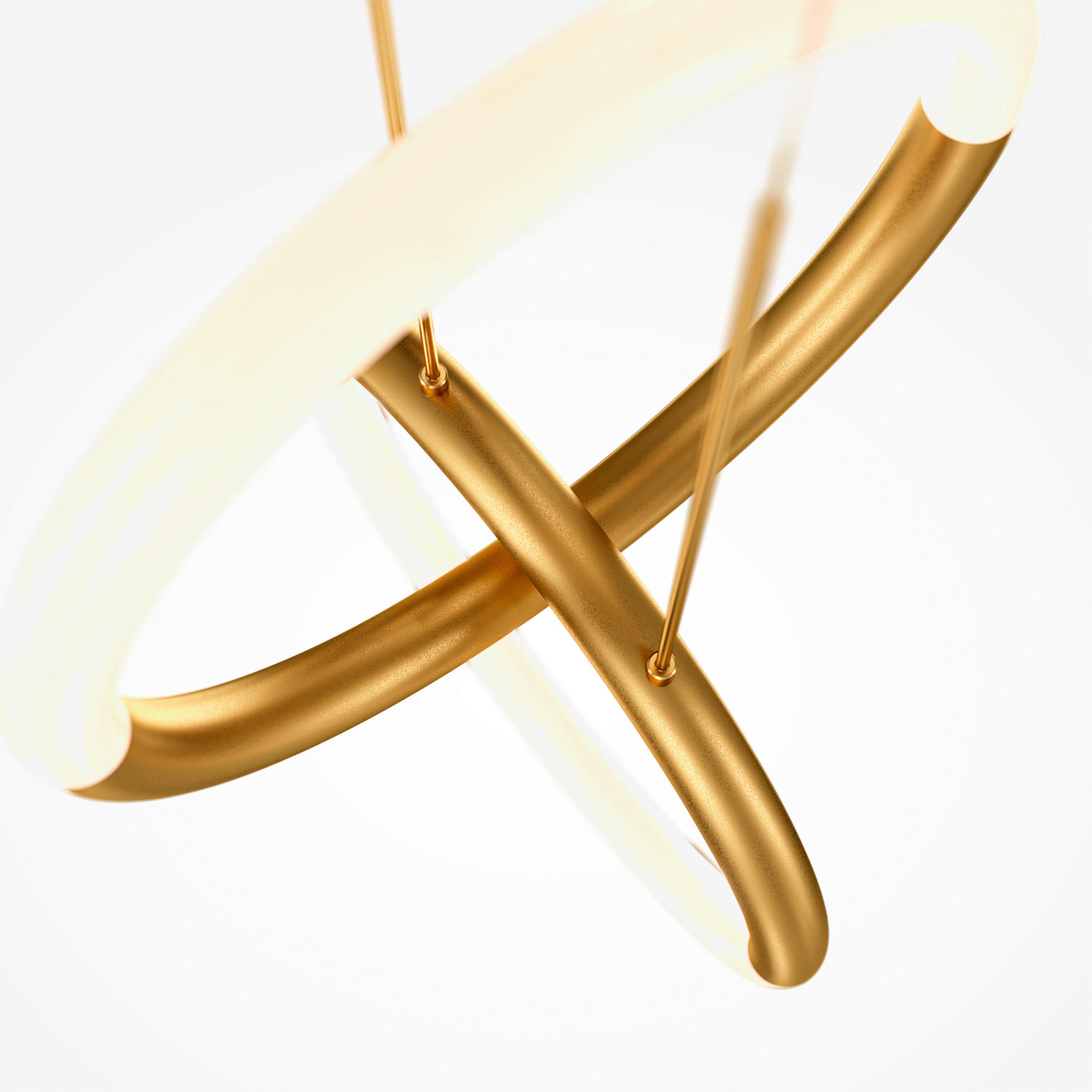 PENDELLEUCHTE NODE - Goldfarben, Trend, Metall (34/55/34cm) - MAYTONI