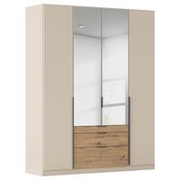 DULAP USI ROTATIVE ALABAMA - argintiu/culoare lemn stejar, Trend, material pe bază de lemn (181/229/54cm) - Modern Living