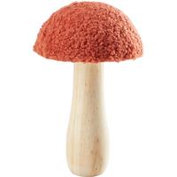 Dekopilz Anna Terracotta - Terracotta, Konventionell, Holz/Textil (11/18cm) - Modern Living
