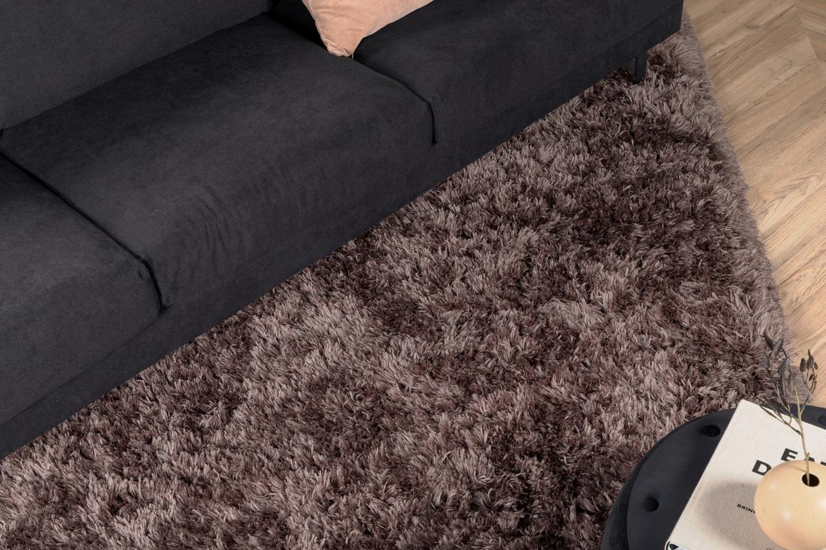 HOCHFLORTEPPICH GRACE - Braun, LIFESTYLE, Textil (200/300cm) - P & B