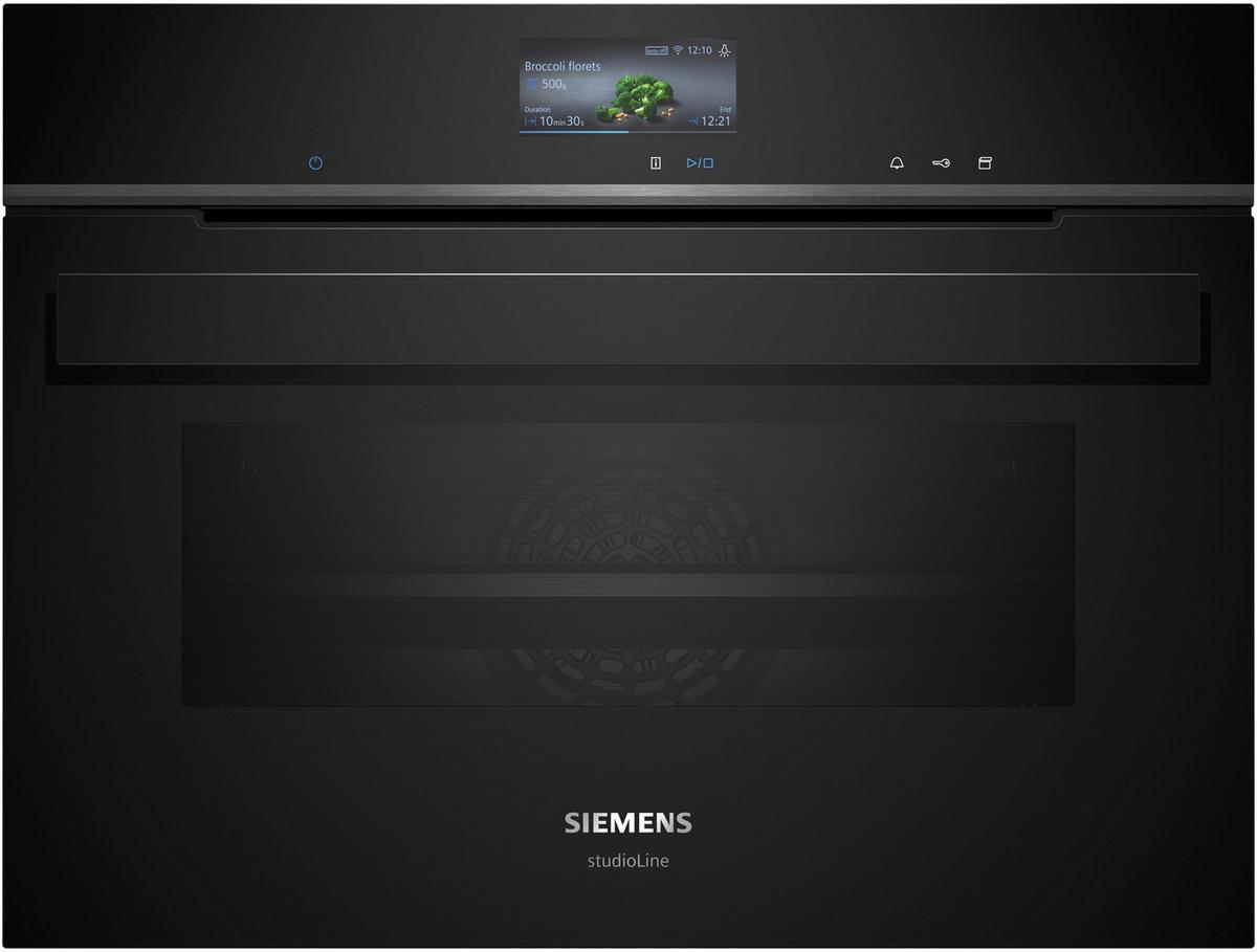 KOMPAKTBACKOFEN CS936GCB1 - Schwarz, Metall (59,4/45,5/54,8cm) - Siemens