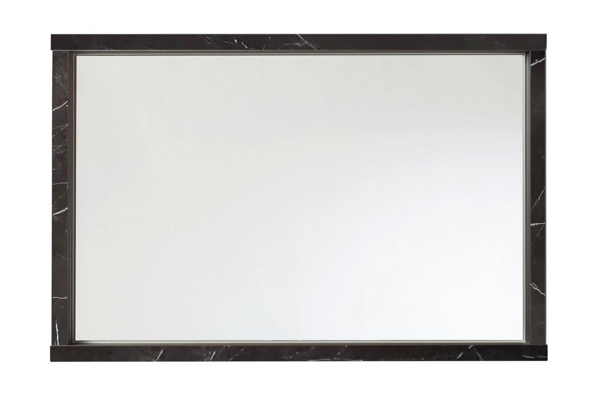 Oglindă MUNDI - antracit, Modern, sticlă/material pe bază de lemn (88/58/4cm) - Premium Living