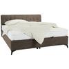 Box Krevet Magic - svijetlo smeđa/crna, Konvencionalno, drvni materijal/tekstil (180/200cm) - Modern Living
