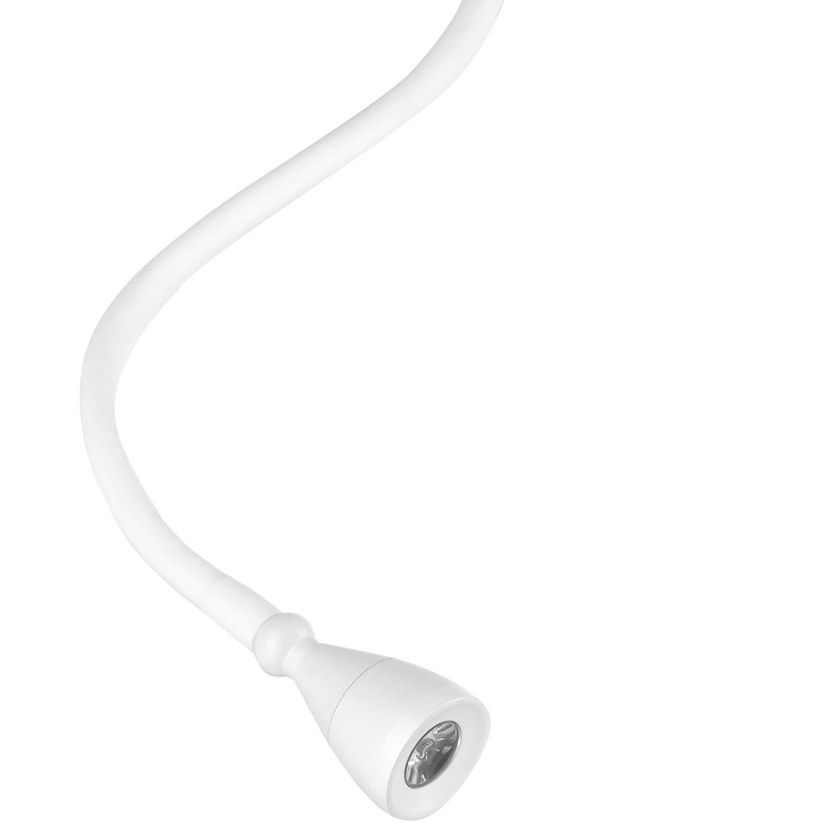 LED-Wandleuchte Bianca Weiß max. 5 Watt - Weiß, Design, Metall (16/13/46cm)