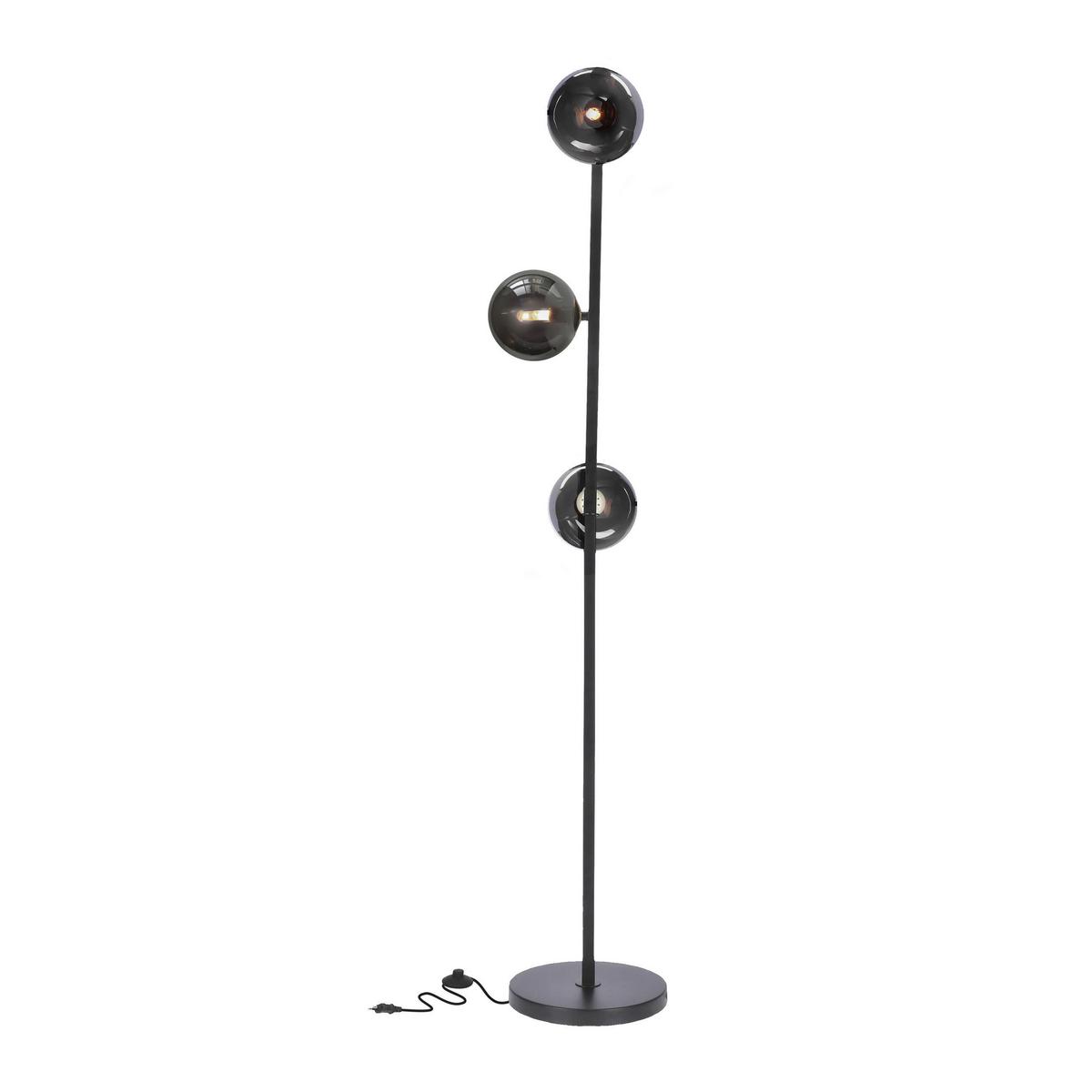 Podna Svjetiljka Kama - boje grafita/zlatne boje, Design, metal (32/29/150cm)