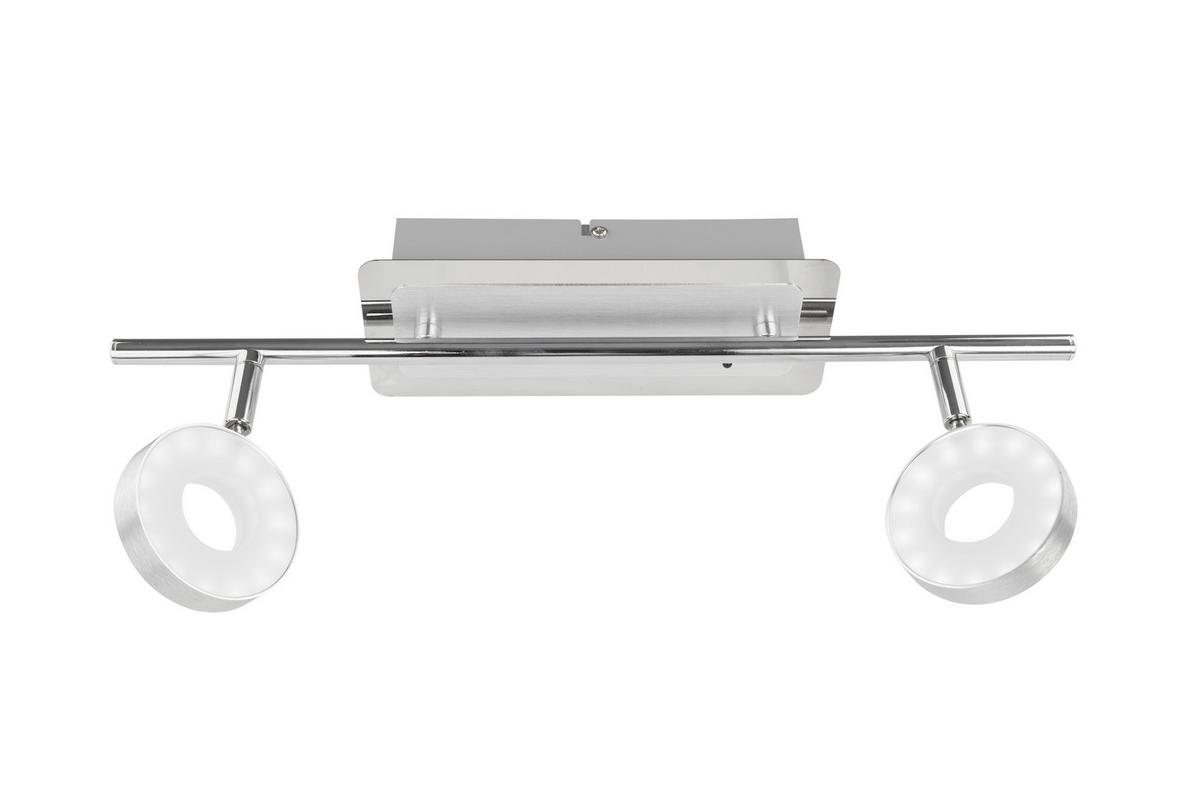 LAMPA REFLEKTOROWA LED INELE *SBN*SH* - kolor aluminiowy/kolor chromowy, Trend, metal (44,5/9/18,5cm) - Novel