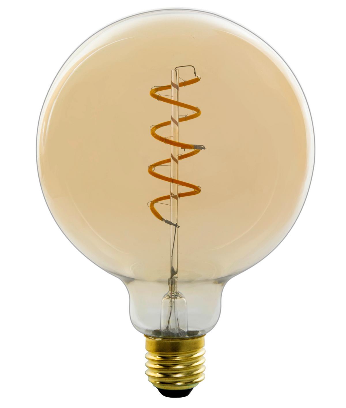 Deko-Leuchtmittel 114040FMA max. 4 Watt - Goldfarben, Glas/Metall (12,5/17,7cm) - Mömax