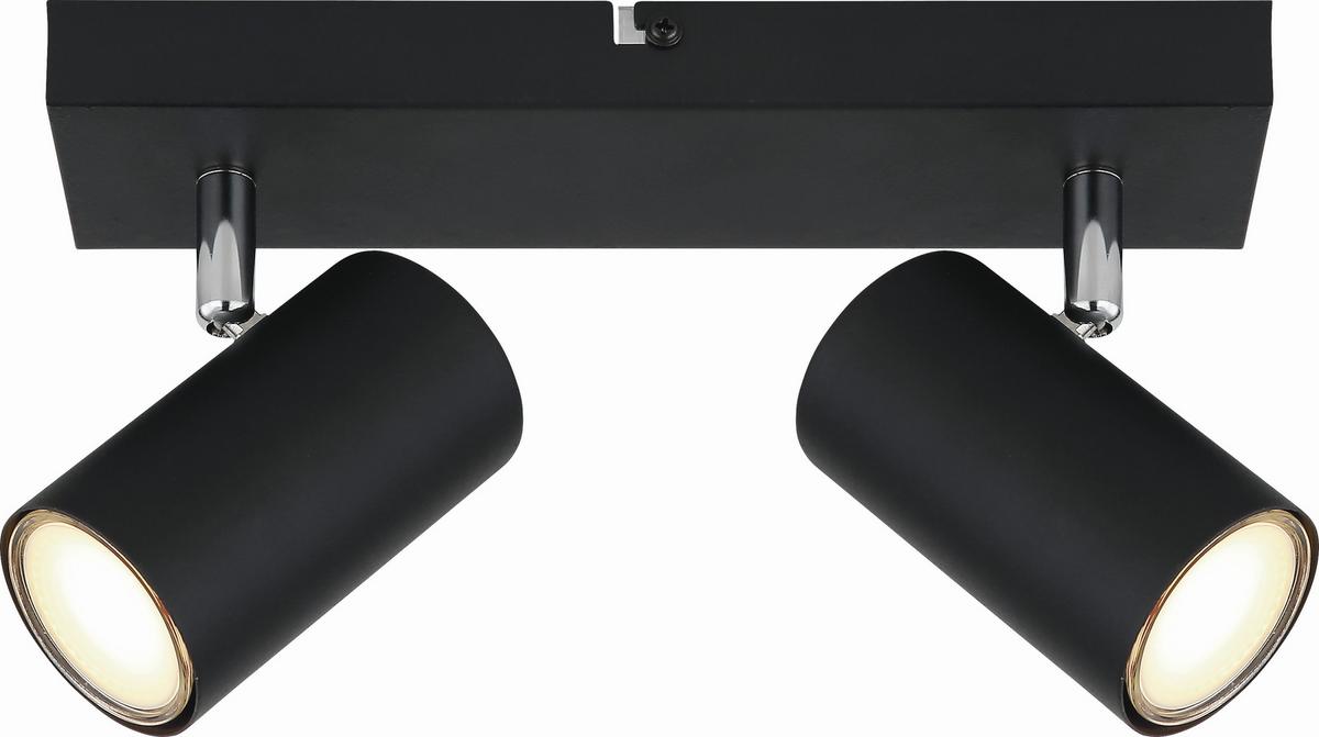 Strahler Witmo in Schwarz max. 35 Watt - Schwarz, MODERN, Metall (26/6/12cm) - Mömax