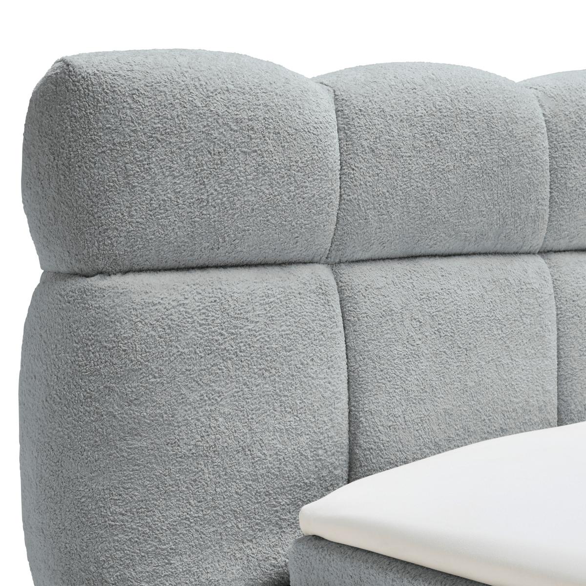 Polsterbett Monte -Top- -Based- - Schwarz/Grau, Konventionell, Kunststoff/Textil (200/200cm) - Based