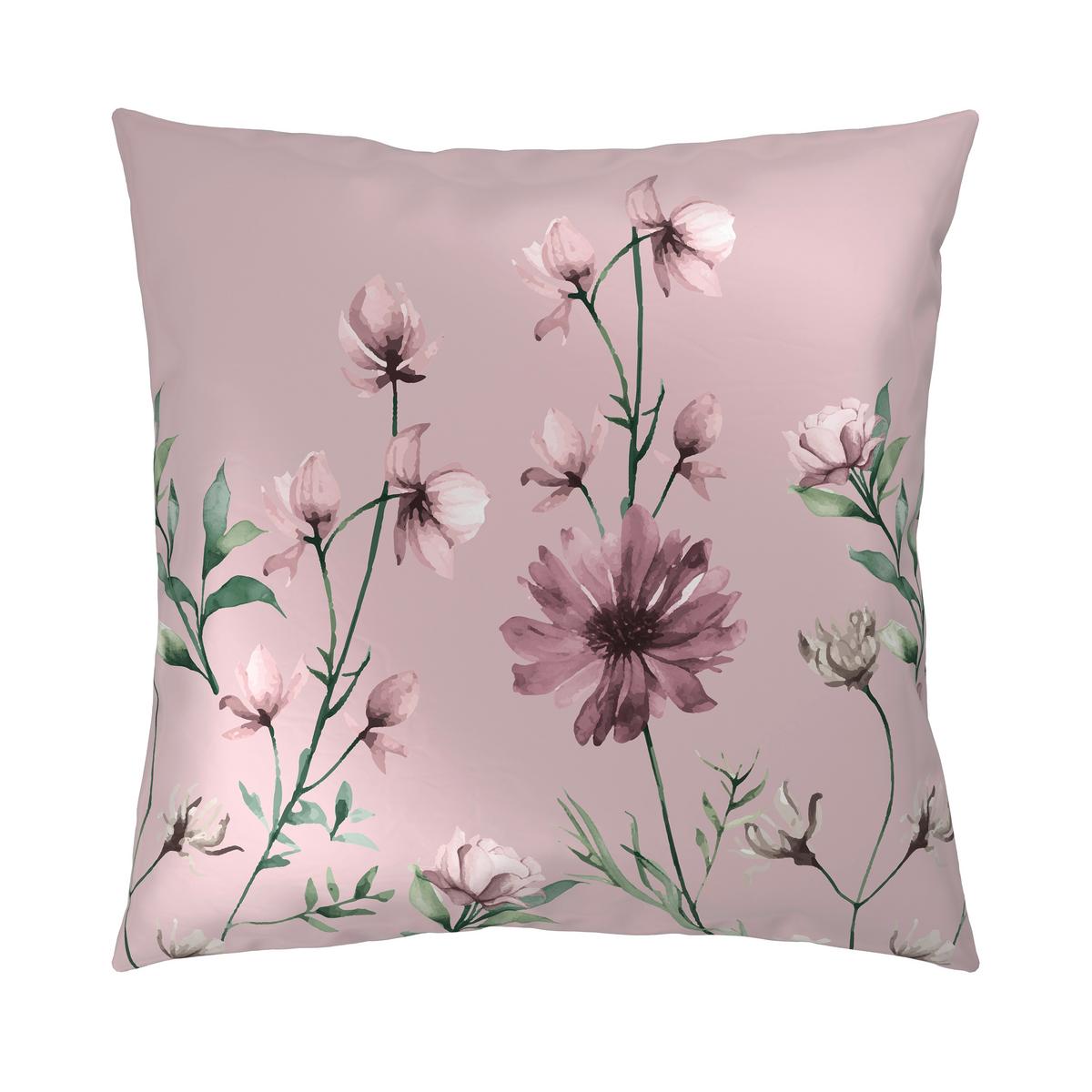 Bettwäsche Wiese XL Mauve ca. 155x220cm - Mauve, KONVENTIONELL, Textil (155/220cm) - Mömax