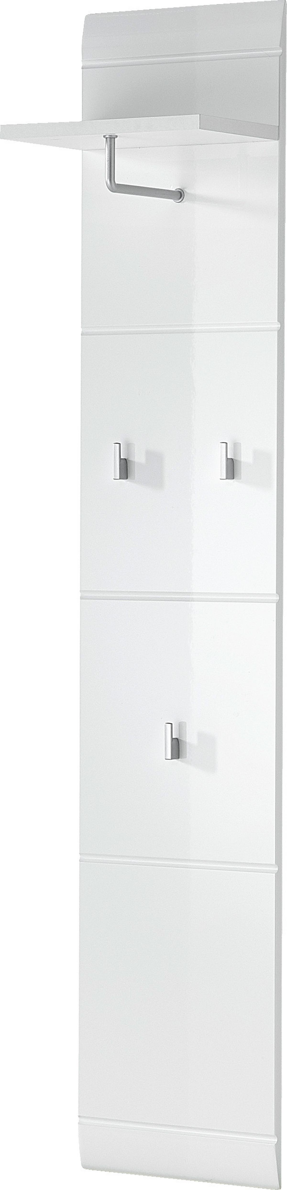 PANEL DO PRZEDPOKOJU ADANA - biały, Design, materiał drewnopochodny (30/152/23cm) - Carryhome