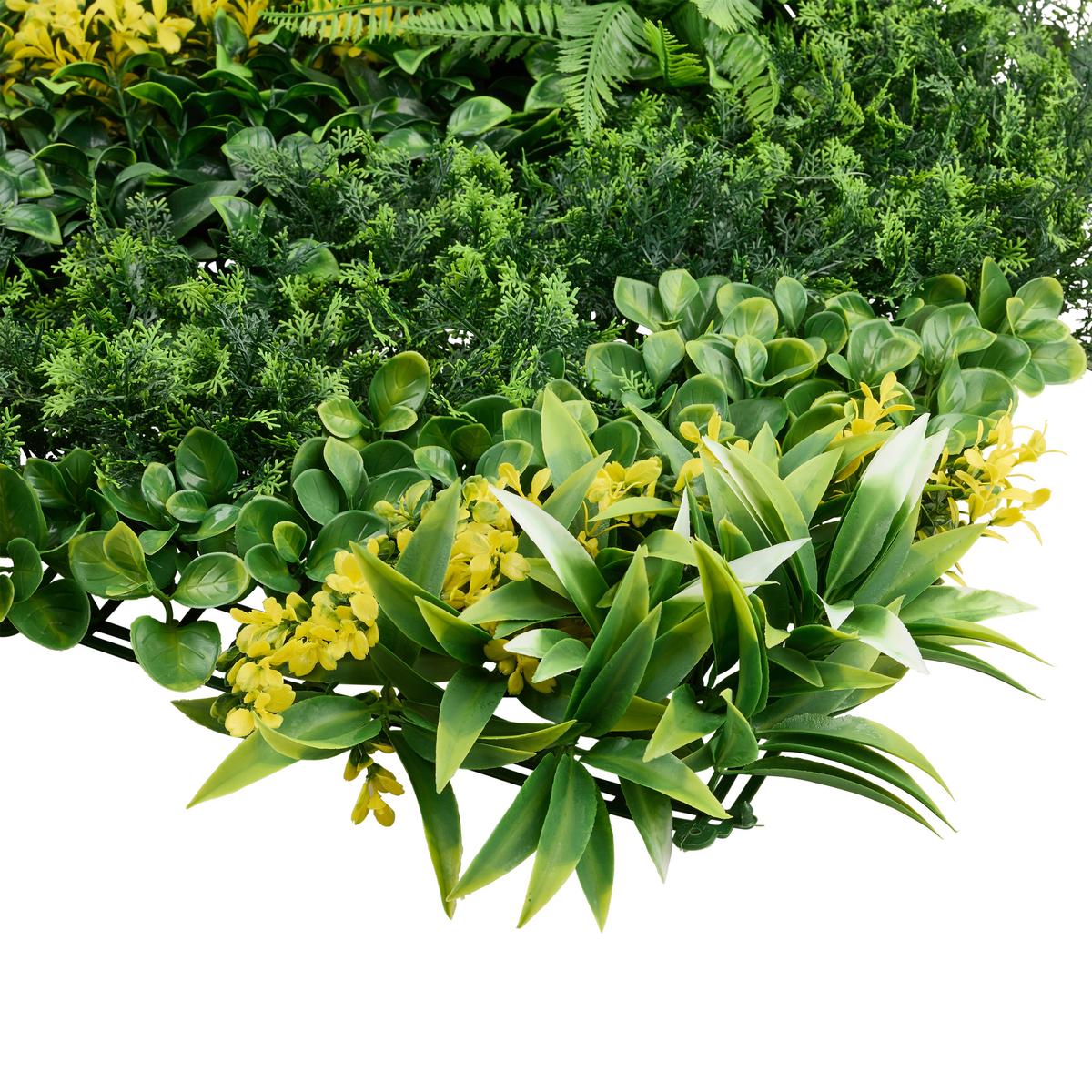 Kunstpflanze Farnmatte Grün - Grün, Kunststoff (50/50cm) - Mömax