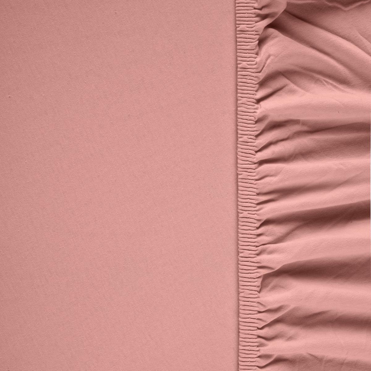 Cearșaf cu elastic Alma, cca. 140x200cm - roz, Konventionell, textil (140/200cm) - Mömax