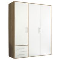 Ormar S Klasičnim Vratima Valencia - bijela/boje aluminija, Moderno, drvni materijal/plastika (155/195/60cm) - MID.YOU