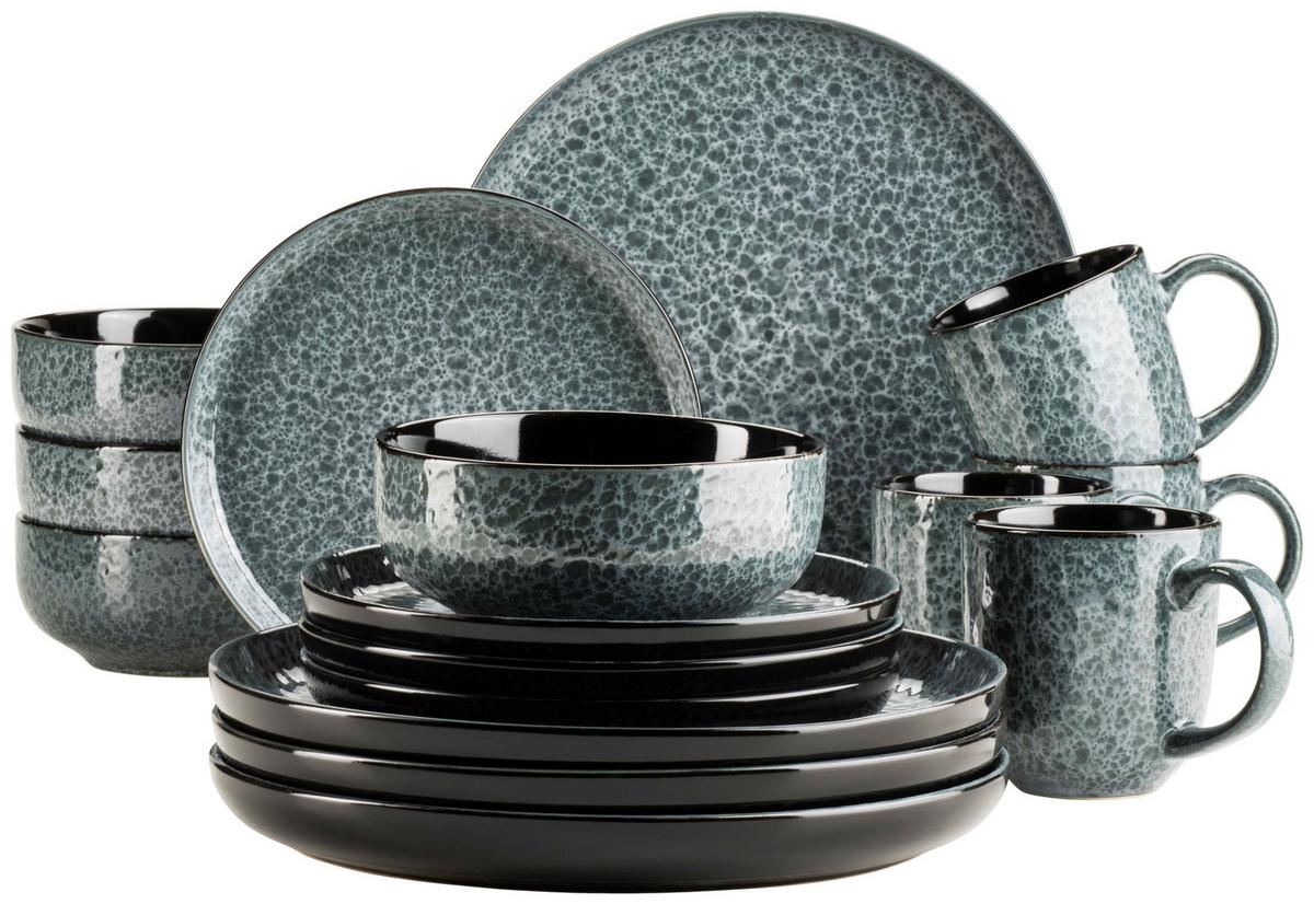KOMBISERVICE FILIPPA - Grün, Trend, Keramik - Mäser