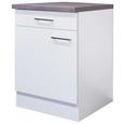Kuhinjska Spodnja Omarica Neo - bela/nerjaveče jeklo, Moderno, kovina/leseni material (60/86/60cm) Kuhinjska Spodnja Omarica Neo - bela/nerjaveče jeklo, Moderno, kovina/leseni material (60/86/60cm)