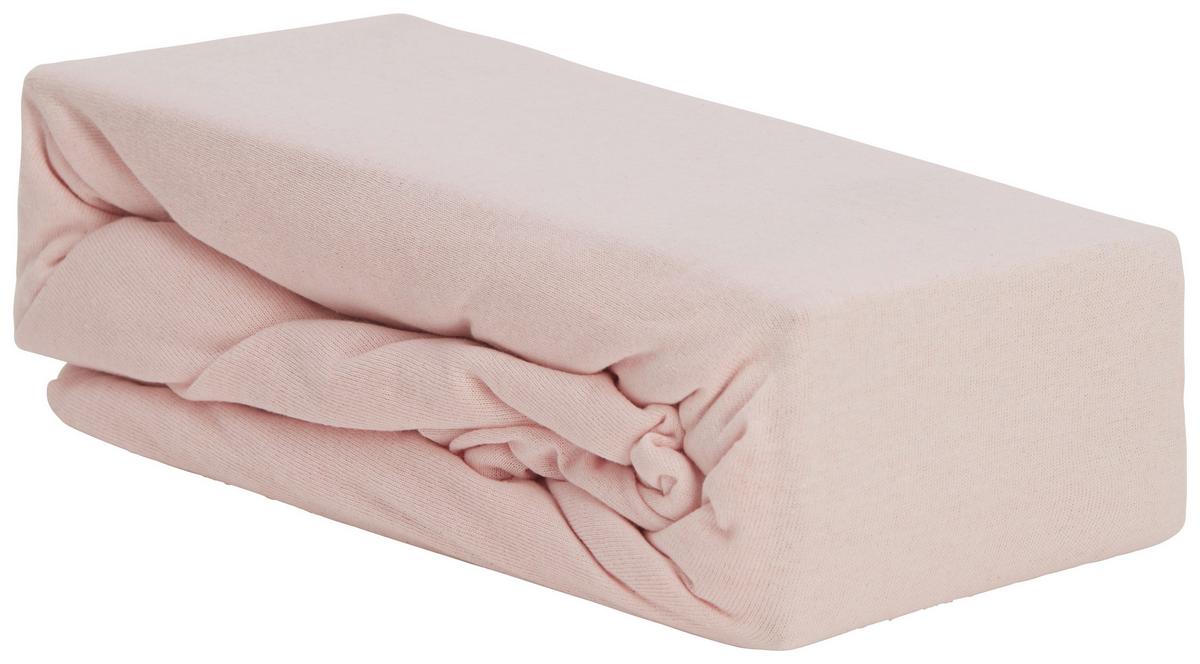 Gumis Lepedő Leo 150/200+25cm - jadezöld/rózsaszín, textil (150/200cm) - Modern Living