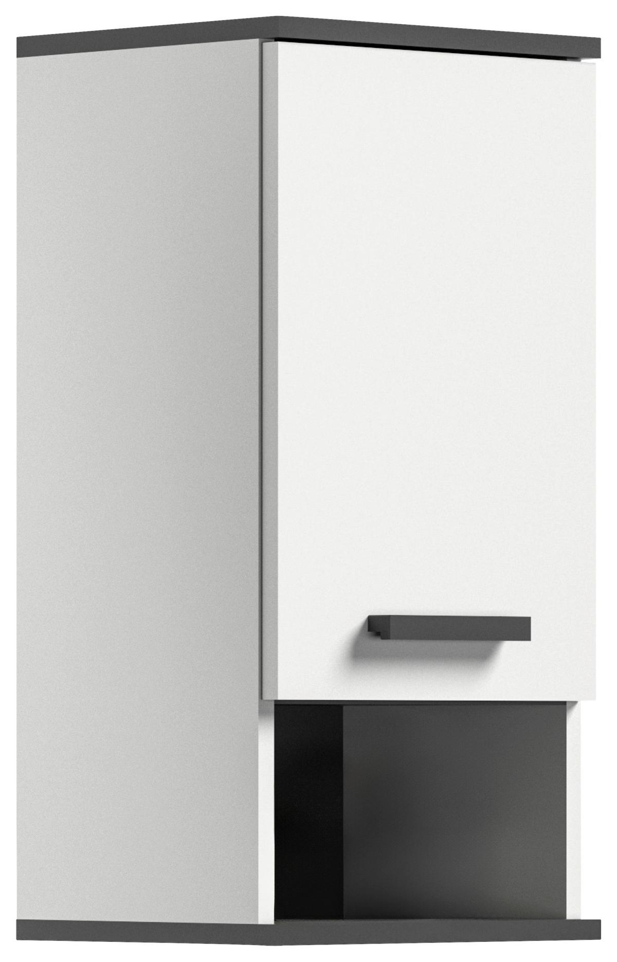 Hängeschrank Rocket ca. 34x68 cm Weiß - MODERN, Holzwerkstoff/Kunststoff (34/68/28cm) - MID.YOU