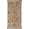 KLÄDSKÅP AYDA -TREND- - mässingsfärgad/naturfärgad, Romantik / Lanthus, metall/trä (90/175/45cm) - Zandiara