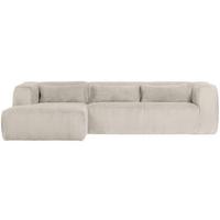 Ecksofa Bean Naturfarben S: 175x305cm - Schwarz/Naturfarben, Design, Kunststoff/Textil (175/305cm) - Livetastic