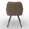 STOL MED ARMSTÖD BILLY - brun/svart, Modern, metall/trä (64/87/64cm) - Bessagi Home